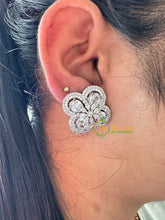 Four Petal American Diamond Stud -G6625